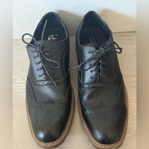 Men’s Perry Ellis Daniel wide -blackDress Shoes size 10
